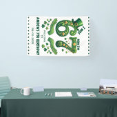 Ich war 6, jetzt bin ich 7 St. Patrick’s Day Junge Banner (Messe)
