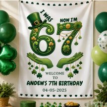 Ich war 6, jetzt bin ich 7 St. Patrick’s Day Junge