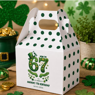 Ich war 6, jetzt bin ich 7 St. Patrick’s Day Junge Geschenkschachtel