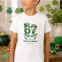 Ich war 6, jetzt bin ich 7 St. Patrick's Day Junge
