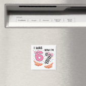 Ich war 6 jetzt bin ich 7 süße Geburtstagszahlen Magnet (In Situ (Geschirrspüler))