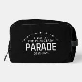 Ich war am 28. Februar 2025 bei der Planetsparade Waschbeutel (Rückseite)