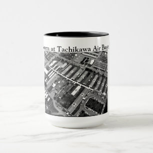 Ich war an Tachikawa-Flughafen Japan geboren Tasse