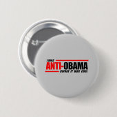 Ich war Anti-Obama, bevor es cool war Button (Vorne & Hinten)