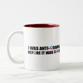 ICH WAR ANTI-OBAMA, BEVOR ES COOL WAR ZWEIFARBIGE TASSE (Links)