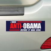 Ich war Anti-Obama, bevor es cooles Weiß war Autoaufkleber (Auf Auto)