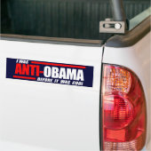 Ich war Anti-Obama, bevor es cooles Weiß war Autoaufkleber (Auf Lkw)