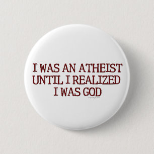 Ich war Atheist Button