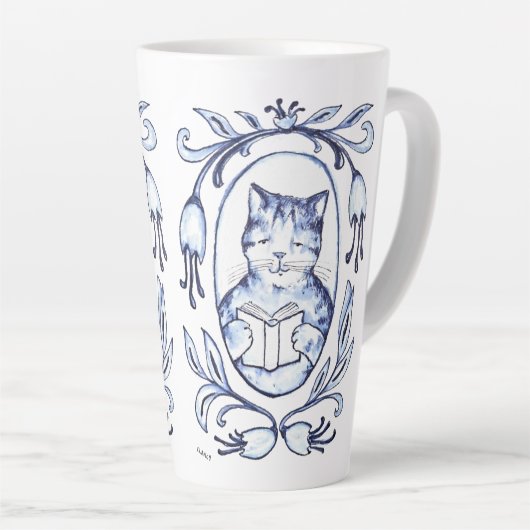 Ich war auch Gerahmt Milchtasse (Rechte Ecke)