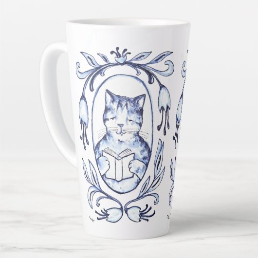 Ich war auch Gerahmt Milchtasse (Linke Ecke)