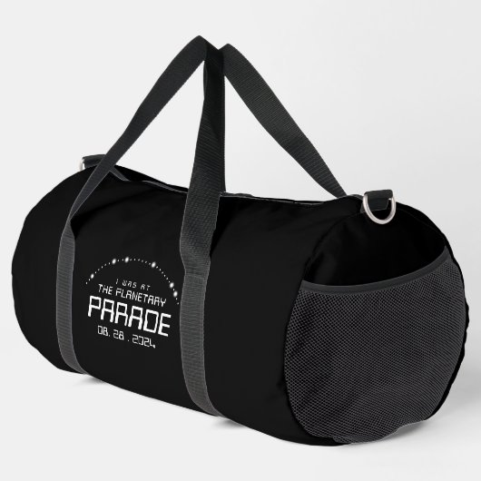 Ich war auf der Planetarade des Augusts 28, 2024 Duffle Bag (Rechte Ecke)