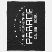 Ich war auf der Planetarade des Augusts 28, 2024 Fleecedecke (Vorderseite)