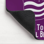 Ich war bereit, für diese Fahne, die ins Gefängnis Mousepad (Ecke)