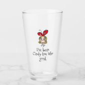 Ich war Cindy-Lou, der gut war Glas (Vorderseite)