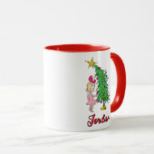 Ich war Cindy-Lou, der gut war | Personalisiert Tasse (VorderseiteRechts)