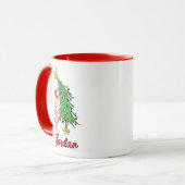 Ich war Cindy-Lou, der gut war | Personalisiert Tasse (Vorderseite Links)