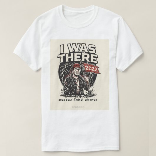 ICH WAR DA - Bitcoin Herren T-Shirt (Design vorne)