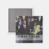 ICH WAR DA: Präsident Obama Einweihung Magnet (Vorderseite/Rückseite)