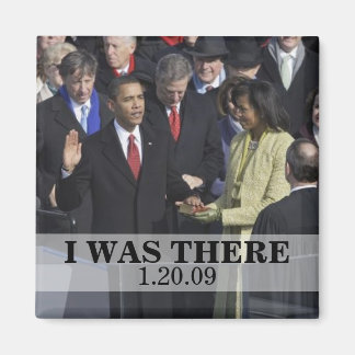 ICH WAR DA: Präsident Obama Einweihung Magnet