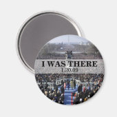 ICH WAR DA: Präsident Obama Einweihung Magnet (Vorderseite/Rückseite)