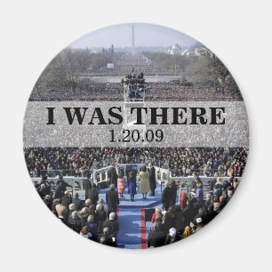 ICH WAR DA: Präsident Obama Einweihung Magnet
