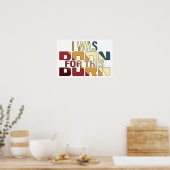 Ich war dafür Geboren Poster (Küche)