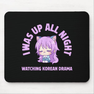 Ich war die ganze Nacht auf und habe koreanisches Mousepad