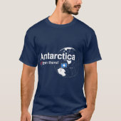 Ich war dort Flagge der Antarktis T-Shirt (Vorderseite)