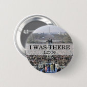 Ich war dort: Menschenmenge bei der Einweihung wäh Button (Vorne & Hinten)