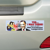 ICH WAR DORT Obama-Einweihung Autoaufkleber (Auf Auto)