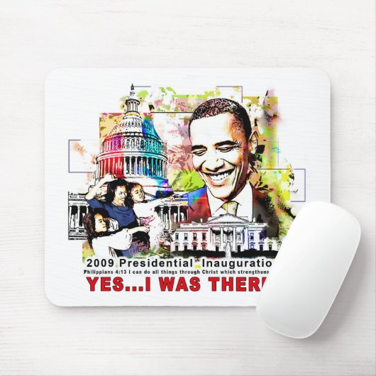 "Ich war dort" Obama Mousepad (Mit Mouse)