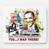 "Ich war dort" Obama Mousepad (Vorne)