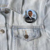 ICH WAR DORT - Präsident Obama Geschichte 1/20/09 Button (Beispiel)