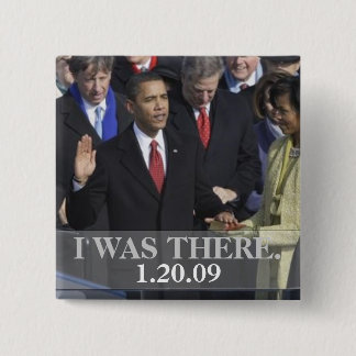 Ich war dort - Präsident Obama schwört ein Button