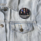 Ich war dort - Präsident Obama schwört ein Button (Beispiel)