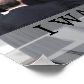 Ich war dort: Präsident Obama schwört in Zeremonie Poster (Ecke)