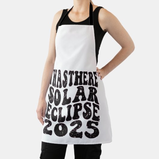 Ich war dort Solar Eclipse 2025 teilweise Eclipse Schürze (InSitu)