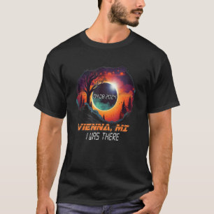 Ich war dort Total Solar Eclipse Vienna Michigan M T-Shirt