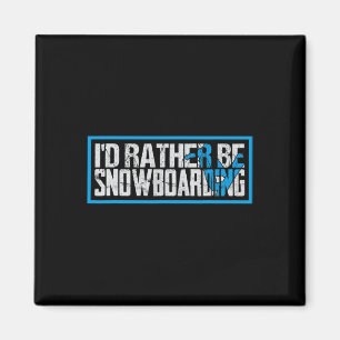 Ich war eher Snowboarder extremen Wintersport Magnet