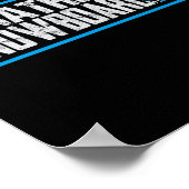Ich war eher Snowboarder extremen Wintersport Poster (Ecke)