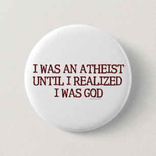 Ich war ein Atheist Button