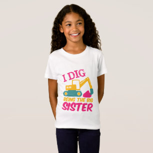 Ich war ein großer, finsterer Baggerbauer T-Shirt