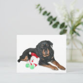 Ich war ein guter Weihnachtsmann Feiertagspostkarte (Stehend Vorderseite)