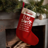 Ich war ein guter Weihnachtsmann-Strumpf Kleiner Weihnachtsstrumpf