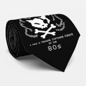 Ich war ein Jugend-Software-Pirat im 80er Krawatte (Gerollt)