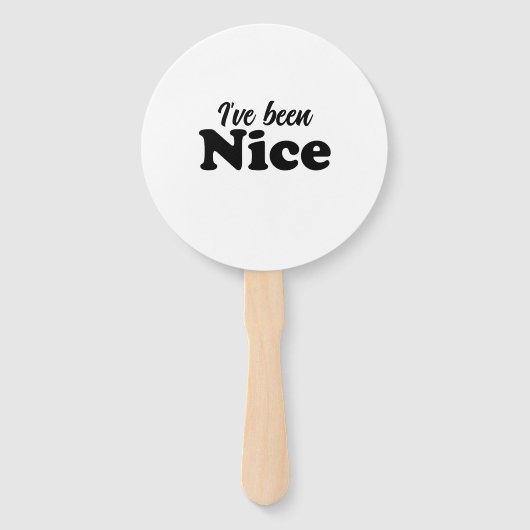 Ich war ein lustiges Weihnachtsspiel mit Naughty o Fächer (Rückseite)