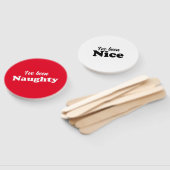 Ich war ein lustiges Weihnachtsspiel mit Naughty o Fächer (Non-assembled)