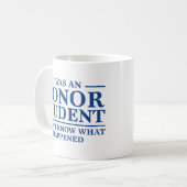 Ich war ein Musterschüler Kaffeetasse (Vorderseite Links)