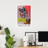 Ich war ein Teenager Werewolf Poster (Heimbüro)