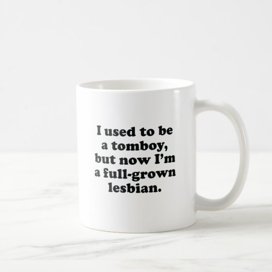 Ich war ein Wildfang Kaffeetasse (Rechts)